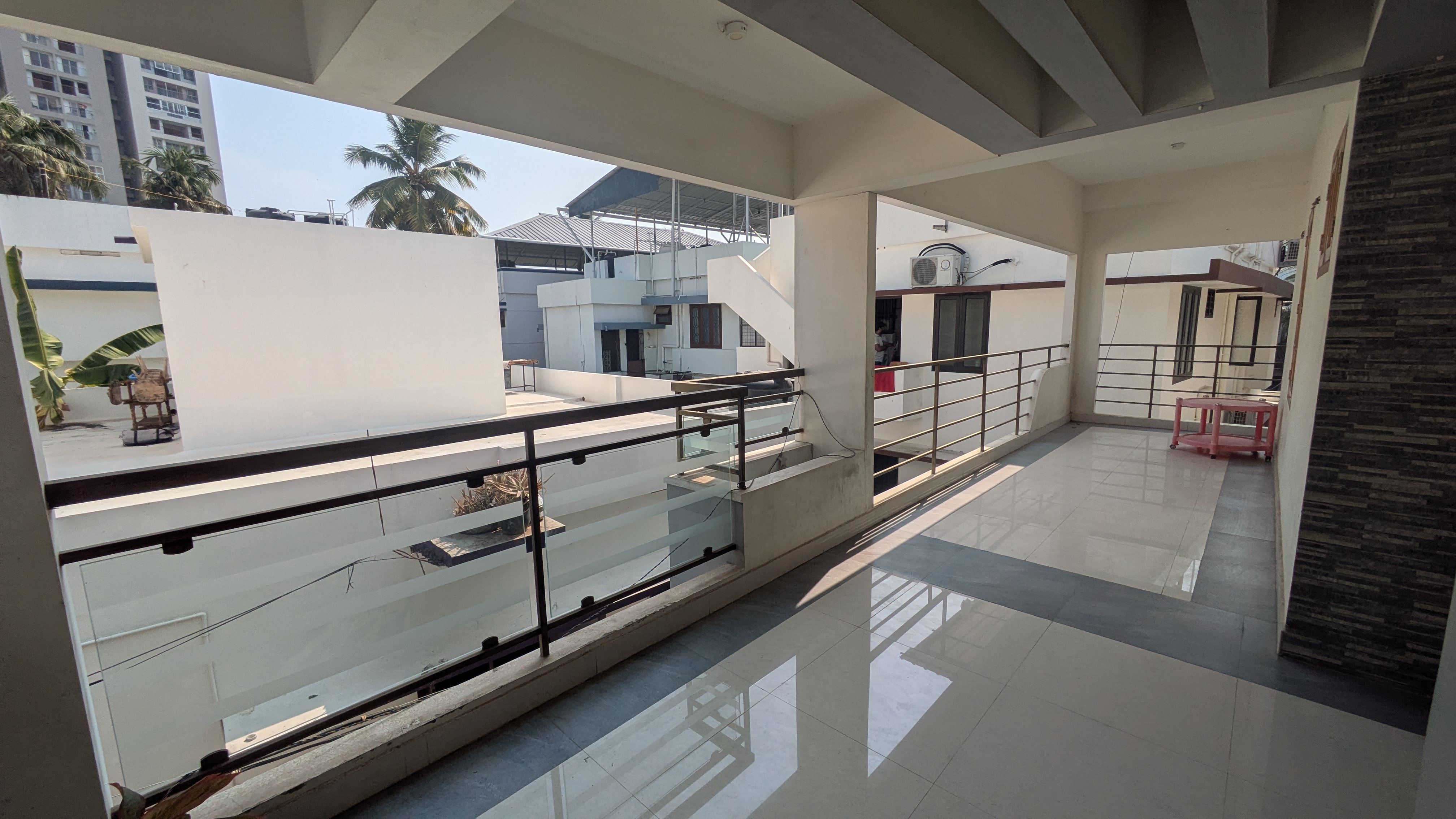 View from the balcony at Sinai Homestay